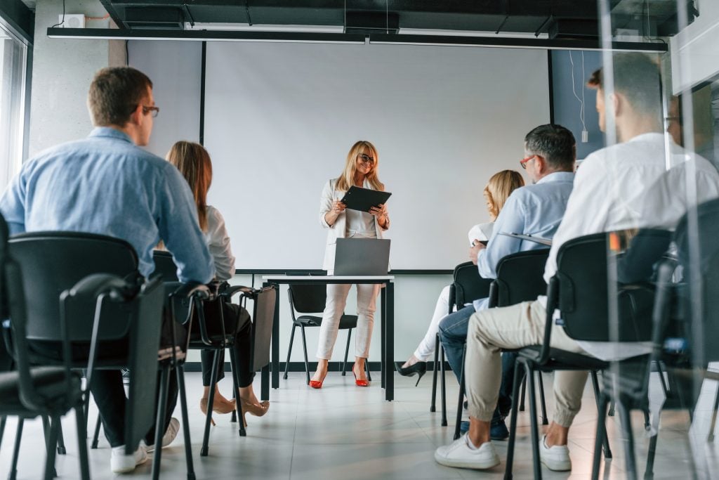 Alunos em sala de aula