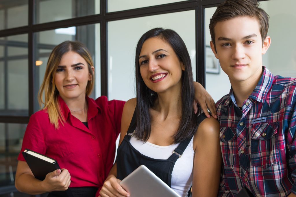 Grupo de jovens aprendizes