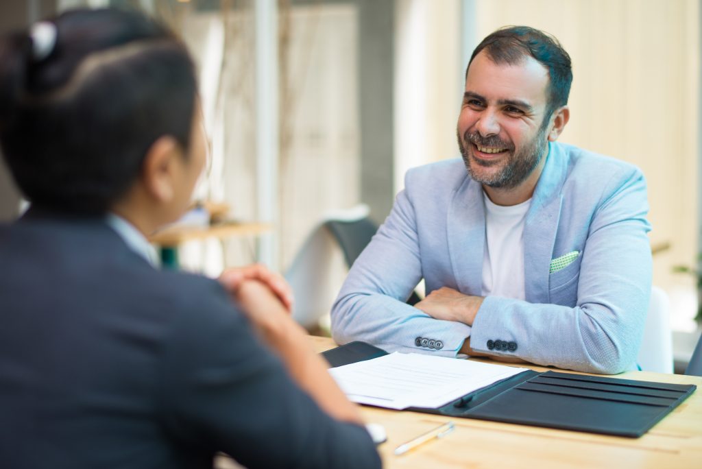 Conversa em entrevista de emprego