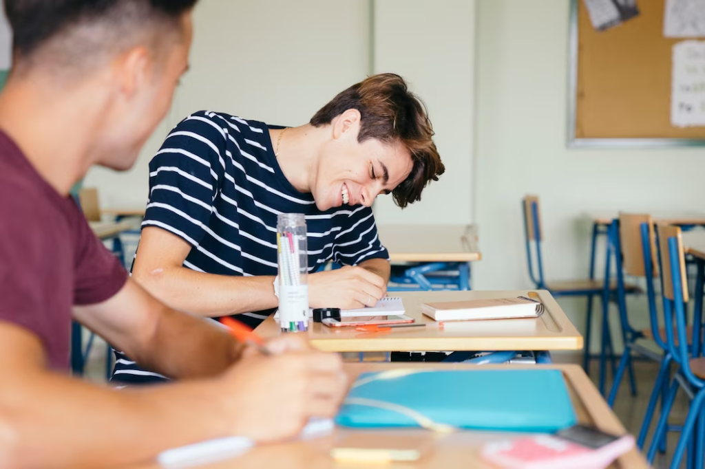 Jovens se prepararam para o vestibular