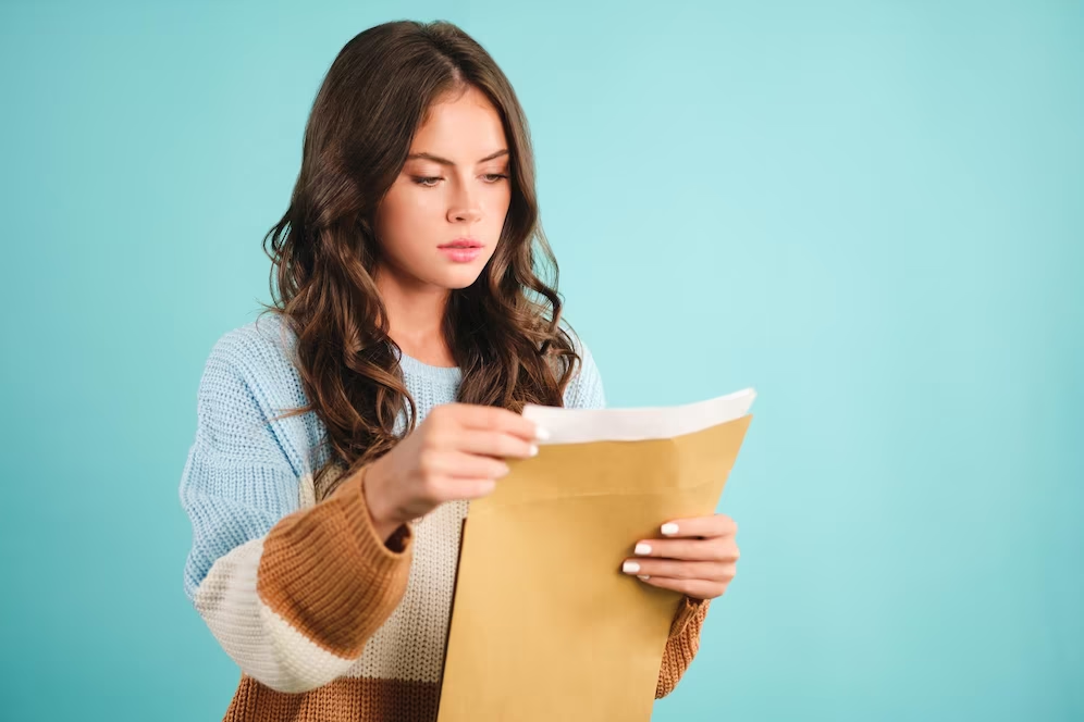 Mulher pensa Onde colocar cursos no currículo